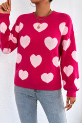 Love Heart Crewneck Sweater