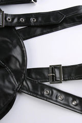 Asymmetrical Punk Crop Jacket