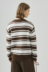 Loose Fit V Neck Knit Sweater