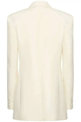 Double Breasted Colorblock Blazer