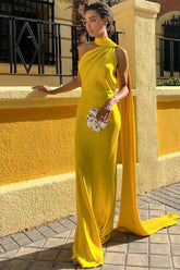 Backless Tie Detail Bodycon Prom Dress