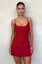 Sultry Mini Slip Dress