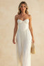 Elegant Pleated Stylish Strapless Maxi Dress