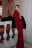 Halter Mermaid Maxi Birthday Dress