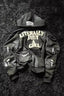 Street Style 3D Letter Zipper Hoodie