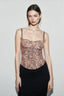 Open Back Satin Cami Top