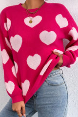 Love Heart Crewneck Sweater
