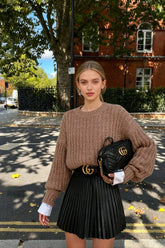 Amy Fashion - Chic High Waisted Sexy A-line Mini Fashion Skirt