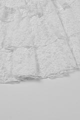 Hollow Out Buttoned Bodycon Lace Dress