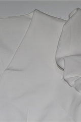 Elegant High Waist V Neck Work Dress