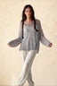 Knitted Openwork Loose Long Sleeve Chic Blouse