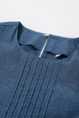 Vintage Cutout Denim Dress