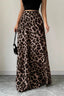 High Waist A Line Maxi Skirt