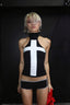 Gothic Cross Halter Neck Y2K Crop Top