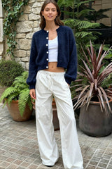 Lightweight Long Sleeve Solid Knit Cardigan