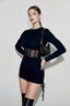 Sheer Mesh Bodycon Mini Dress