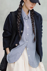 Polar Fleece Lapel Winter Jacket