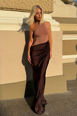 Cutout Sleeveless Slim Fit Maxi Dress