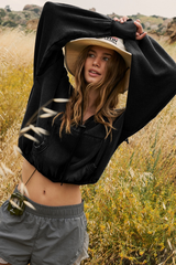 Trendy Athletic Zip Drawstring Long Sleeve Hoodie