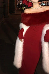 Bardot Off Shoulder Split Knit Bodycon Sweater Dress