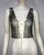 Gothic Flash Drill Fishnet Body Chain Nightclub Crop Top