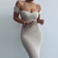 New Boat Elegant High Slim Ladies Y2K Midi Dresses