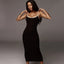 Sleeveless Elegant Birthday Party Slim Fit Midi Dresses