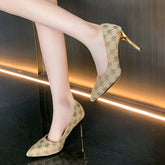 Pointed Shallow Elegant Brand Design High Heel High Heel