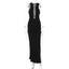 Pure Color Slim Party Streetwear Y2K Midi Dresses