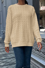 Minimalist Solid Long Sleeve Sweater