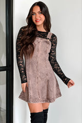 Strappy Slim Fit Denim Dress