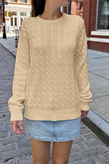 Minimalist Solid Long Sleeve Sweater