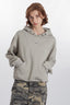 Casual Drop Shoulder Patterned Hoodie