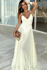 Spaghetti Strap Mesh Maxi Dress