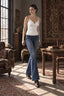 Y2K Lace Trim Sequin Cami Top