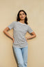 Black White Stripe Basic T-shirts
