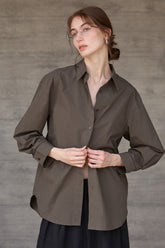 French Lazy Sheer Blouse