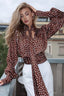 French Retro Dot Blouse
