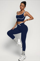Yoga Bra Sculpting Pants Activewear Set