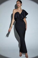 Sexy Ruffled Bandage Formal Dress