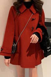 Toggle Coat Wool Blend Christmas Outerwear