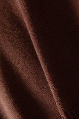 Casual Ribbed Knit Sweater