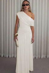 Slim Fit Round Neck Ruched Sheer Bodycon Formal Dress