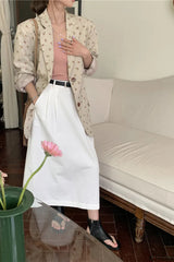 Floral Vintage Long Blazer