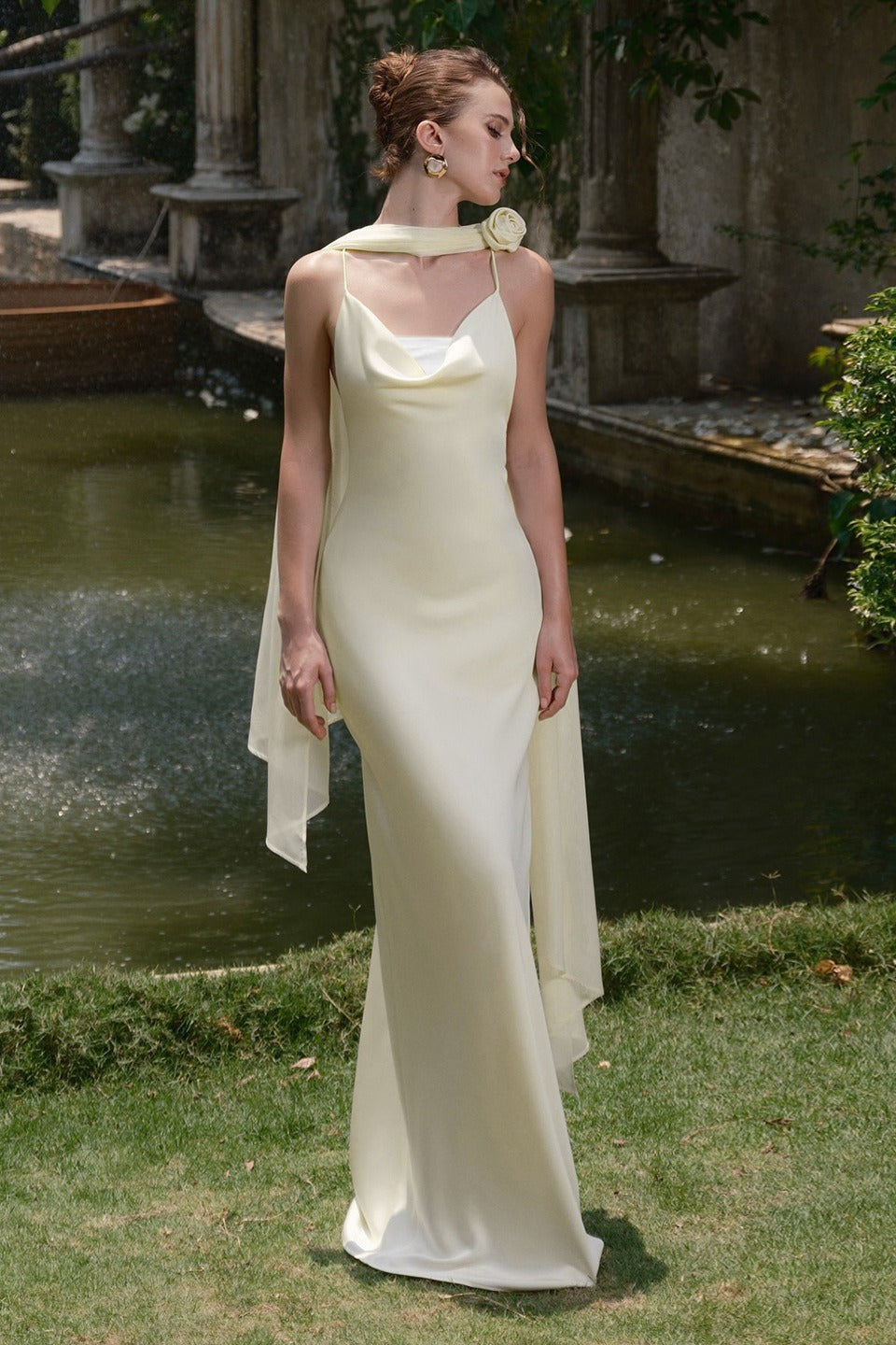 Satin Backless Tie Maxi Birthday Dress – DressBetty