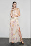 Halter Backless Floral Vacation Dress