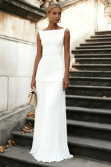 Sofia Pleated Maxi Dress