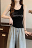 Bodycon Crop Sleeveless Tank Top