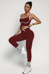 Yoga Bra Sculpting Pants Activewear Set