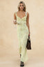 Ruffled Sling Backless Floral Dress